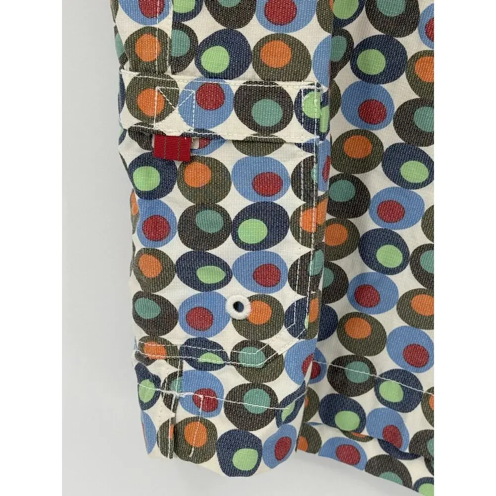 Tommy Bahama Relax Mens Geometric Board Shorts Swim Trunks L Preppy Vacation